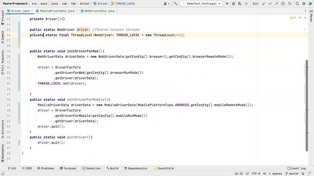 Part 10 | Enabling Parallel Execution in Automation Framework | ThreadLocal | Master Framework | смотреть онлайн