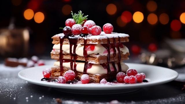 Christmas Dessert Screensaver (4h, No Sound) #screensaver #christmas #dessert смотреть онлайн