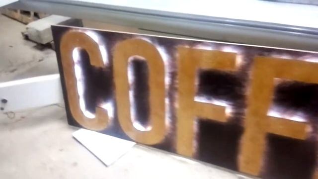 Рекламный щит своими руками, Рекламные буквы из фанеры смотреть онлайн