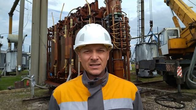 Капремонт трансформатора на підстанції "Прядивка" смотреть онлайн