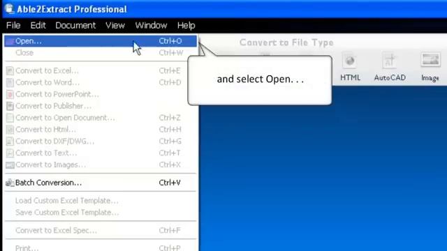 How to Convert a Scanned PDF with Able2Extract Professional 7 смотреть онлайн