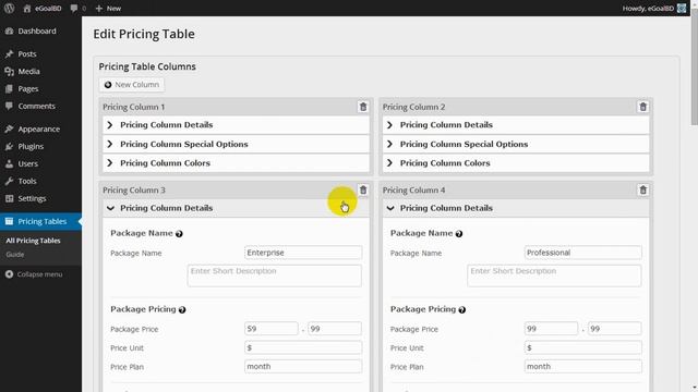 Clean CSS3 WordPress Responsive Pricing Table | WRC Pricing Tables смотреть онлайн