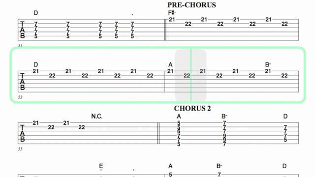 COUNTING CROWS - Accidentally in Love | Isolated Guitar 2 + TAB Sheet смотреть онлайн