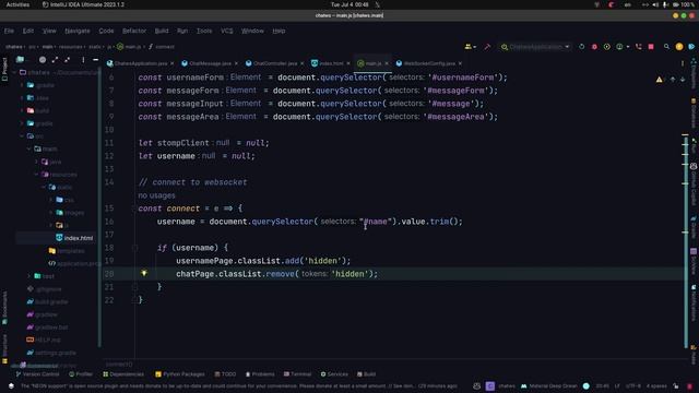 Project JAVA : Créer un chat en temps réel avec Websocket смотреть онлайн