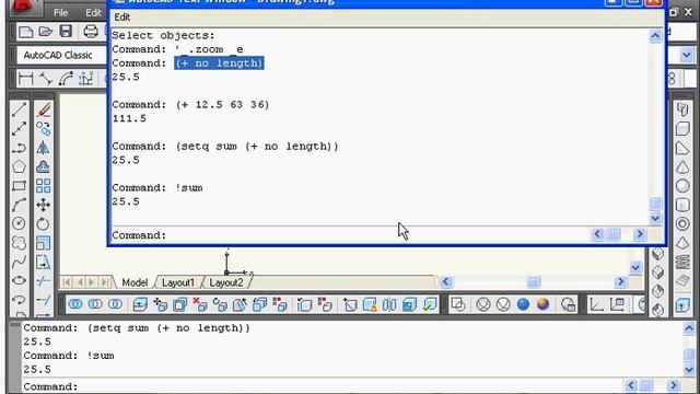 AutoLISP Programming Tutorial - 1C смотреть онлайн