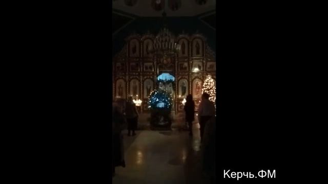 Рождественская служба в Керчи смотреть онлайн