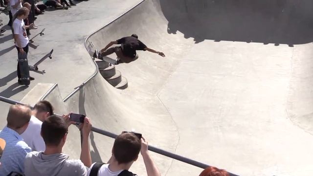 Гоша Конышев - The Bowl 3 - skateboarding contest final 20170617 смотреть онлайн