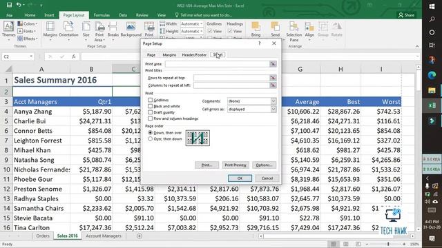 How to Repeat Excel Spreadsheet Column Headings at Top of Page | Print Titles Each & Every Page смотреть онлайн