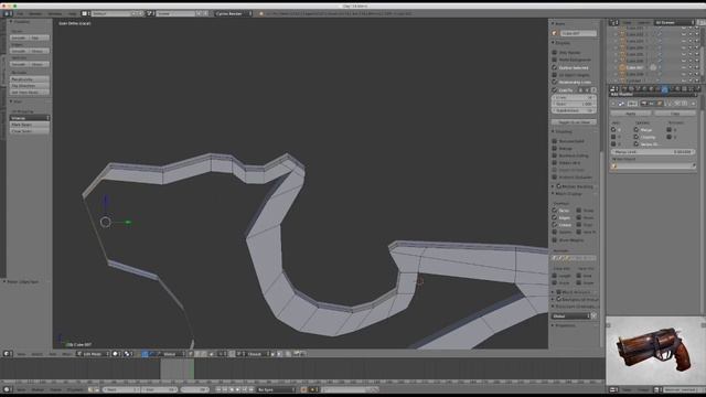 From Zero To Animator - Day 125 Learning Blender Modelling a Revolver 14 (Record 8x) смотреть онлайн