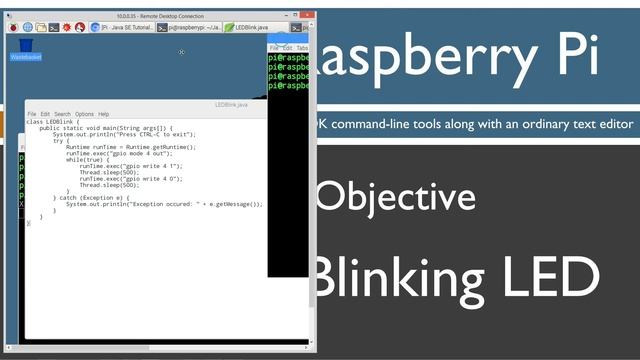 Java and Raspberry Pi Programming - Super Easy Blinking LED! смотреть онлайн