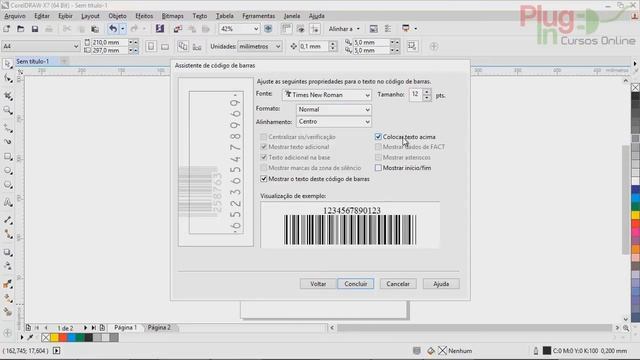 CorelDRAW X7 | Aula 70 – Inserir Código de Barras e QR смотреть онлайн