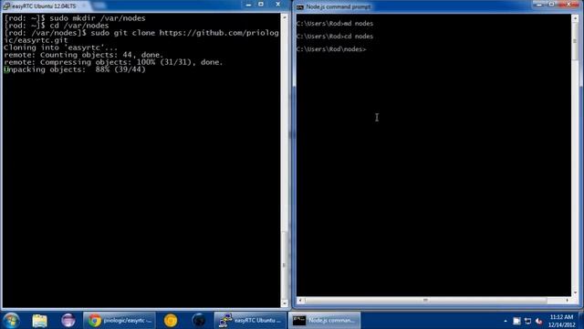 easyRTC - Cross Platform Install For Git Users смотреть онлайн