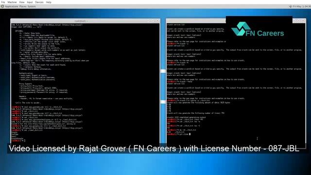 Creating Password Dictionary 1 #hacking #programming #linux #kalilinux смотреть онлайн