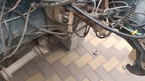 Снятие двигателя а/м Ока