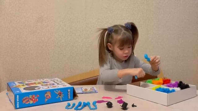 Banchems конструктор липучка. Обзор конструктора. Покажу как сделать браслет и другие поделки. смотреть онлайн