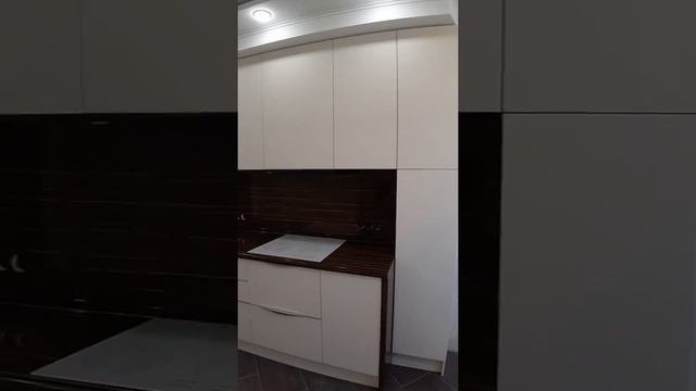 Кухонный гарнитур "Модерн" Фасады "Магнолия мат" смотреть онлайн