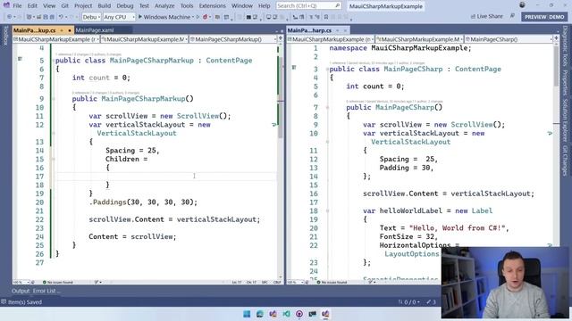 No XAML? No Problem! Create Your .NET. MAUI UI in Code with C# Markup! смотреть онлайн