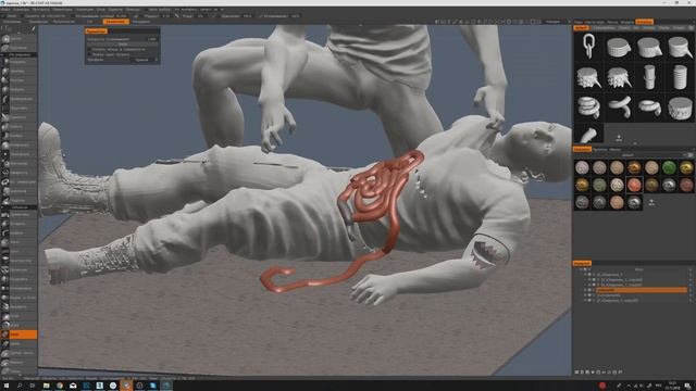 Short version | Создание концепт-арт 2D&3D | Making of "Zombie" смотреть онлайн