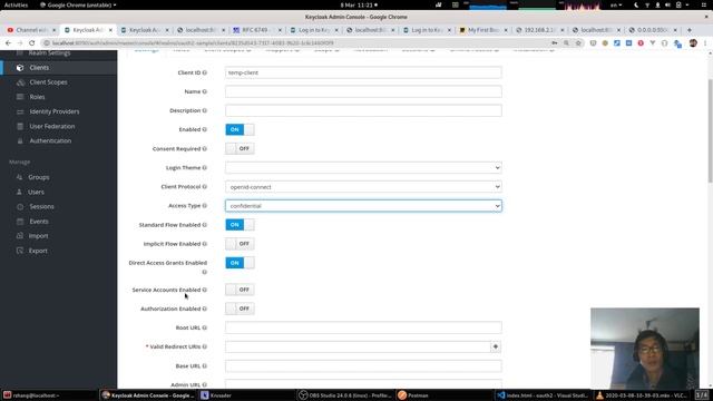 如何配置Keycloak server смотреть онлайн