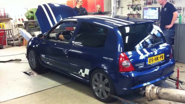 Renault Clio rs 2.0 16v rs 172 on dyno смотреть онлайн