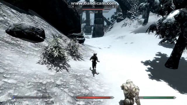 how to kill a troll on low lvl using destruction magic (no cheats) смотреть онлайн