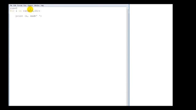 Python. Цикл з параметром смотреть онлайн