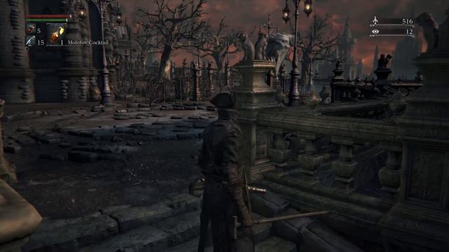 Bloodborne - Grand Cathedral Round Plaza: Church Giant Ball & Chain Combat, Temporary Blood Gemston смотреть онлайн