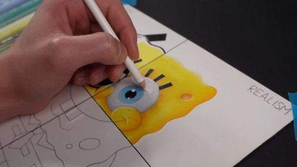 One Drawing, But 4 Different Styles!