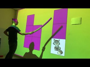 Интерактивная стена «Кидалки»