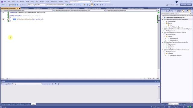 Entity Framwork demo - part 2 - Clean Architecture смотреть онлайн