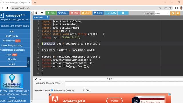Java program - Given date find age. #java #java8 #javaprogramming #javatutorial смотреть онлайн