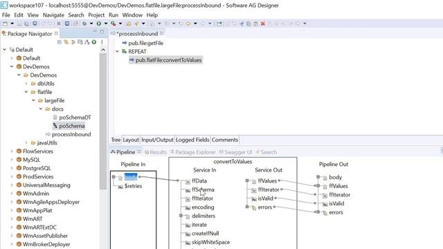 Large Flat File Handling in Software AG webMethods смотреть онлайн