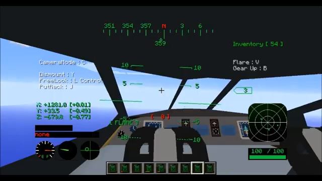 Minecraft Game Play With C-5 Galaxy (MC Helicopter Mod Showcase) смотреть онлайн