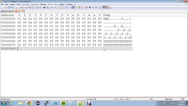 Making a BMP file using Hexadecimal Code. смотреть онлайн