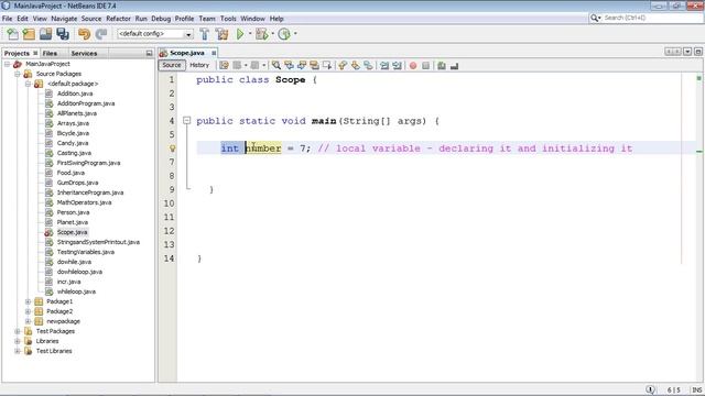 Java Tutorial for Beginners - 21 - Variable Scope смотреть онлайн