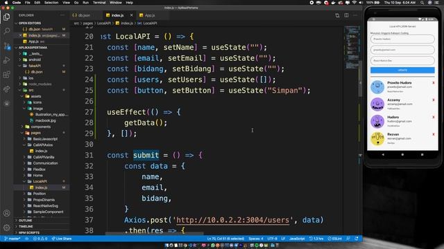 34 - Implementasi CRUD di React Native (Update - Method PUT) смотреть онлайн