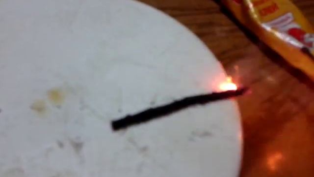 Быстрогорящий стопин из джутового шпагата