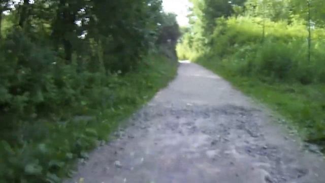 Test Sony DSC-W570 as an action camera. Bike ride in a Moscow park. смотреть онлайн
