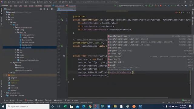 Spring Create New User смотреть онлайн