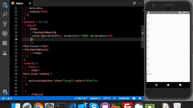 infinite scroll react native flatlist || react native tutorial in hindi смотреть онлайн