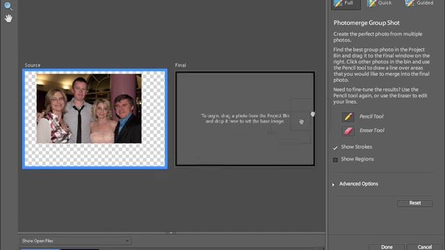 Photoshop Elements 7 Tutorial - Fixing group shots смотреть онлайн