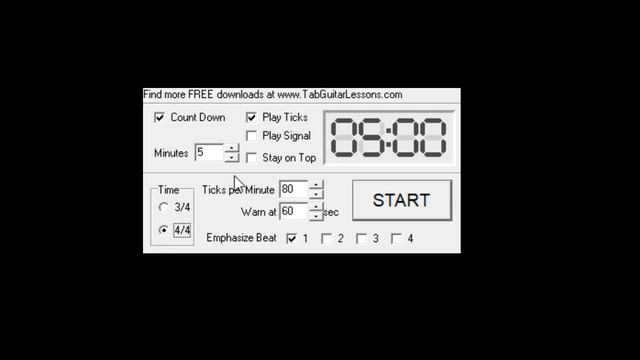 Program Free Metronome смотреть онлайн