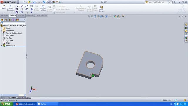 Solidworks Tutorial 3-Απλά μηχανολογικά εξαρτήματα смотреть онлайн