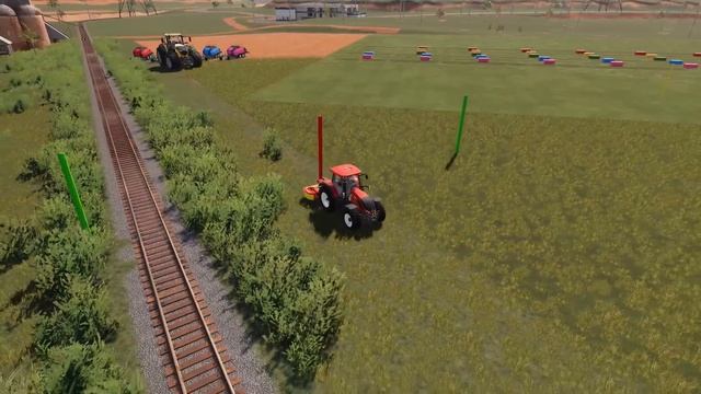 KING OF TRACTORS! SQUARE HAY BALING w/ MEGA TRACTORS! 5 IN1 MACHINES! Farming Simulator 19 смотреть онлайн