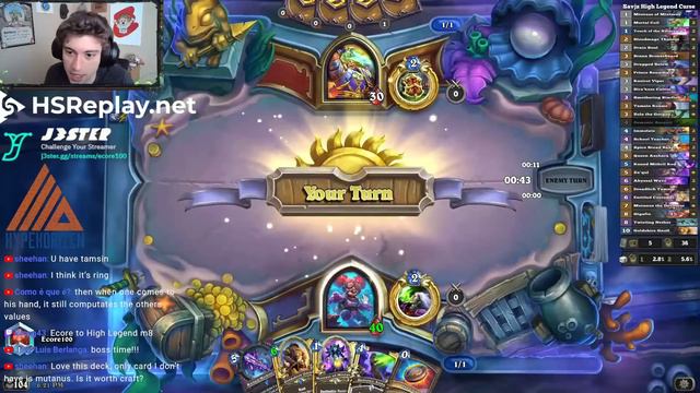 This Deck Got Me Legend!!! - Curse Warlock - Hearthstone смотреть онлайн