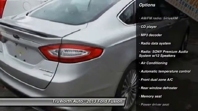 2013 Ford Fusion Indianapolis IN P4556 смотреть онлайн