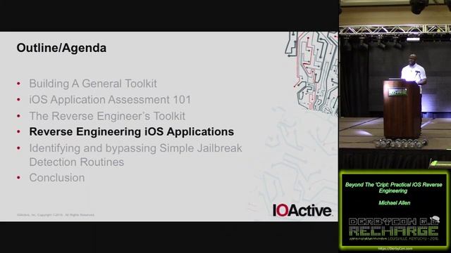204 Beyond The Cript Practical iOS Reverse Engineering Michael Allen смотреть онлайн
