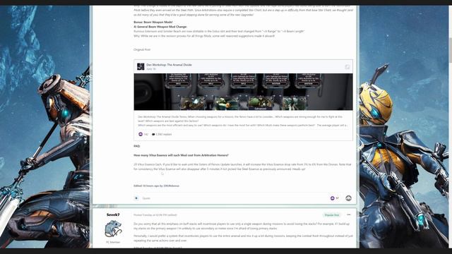 Warframe - More Galvanized Mod Changes смотреть онлайн