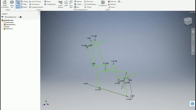 Creating Frame Generator From 3D Sketch Then Symmetric Mirror смотреть онлайн