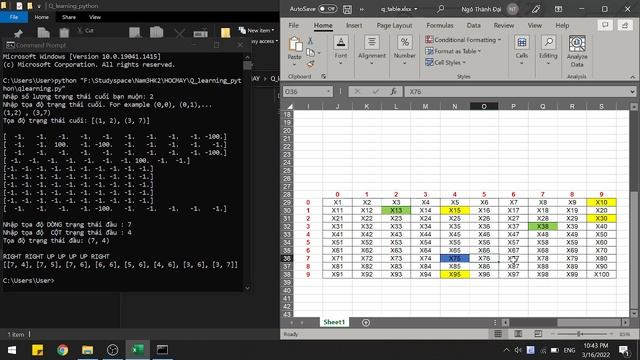 Q learning use Python смотреть онлайн